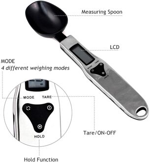 500G/0.1G Nauwkeurige Digitale Maatlepels Elektronische Lcd Digitale Lepel Gewicht Volumn Voedsel Schaal Gram Mini Keuken weegschalen