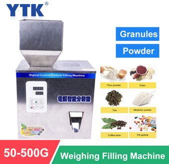500G Granule Powder Filling Machine Intelligent Automatic Weighing Machine Medlar Packaging Machine for Tea Bean Seed Particle