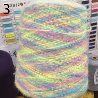 500G Segment Geverfd Mohair Garen Haak Huidvriendelijke Baby Wol Draad Voor Diy Hand Breien Trui Shawl Regenboog puffy Garen 3-500g-YGCH