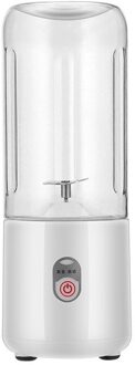 500Ml 6 Blades Draagbare Elektrische Fruit Juicer Thuis Usb Oplaadbare Smoothie Maker Blenders Machine Sport Fles Sap Cup wit