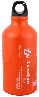 500Ml Aluminium Outdoor Camping Gas Brandstof Olie Fles Picknick Barbecue Motorfiets Emergency Gas Tank