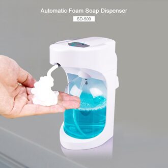 ! 500Ml Automatische Schuim Zeepdispenser Wand-Zeepdispenser Smart Sensor Touchless Badkamer Keuken Accessoires 03