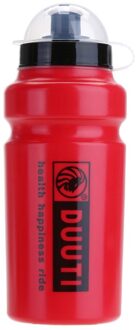 500Ml Draagbare Sport Water Fles Outdoor Fietsen Hardlopen Sport Drink Water Kan Fles Camping Wandelen Vissen Water Fles Rood