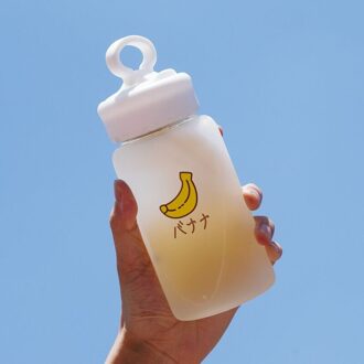 500Ml Leuke Fruit Glas Water Fles Creatieve Kawaii Cartoon Aardbei Afdrukken Lekvrij Reizen Koffie Melk Cup Flessen 3