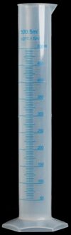500Ml Maatcilinder Laboratorium Test Afgestudeerd Vloeibare Trial Tube Jar Tool Newchemistry