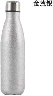 500Ml Meisjes Leuke Roestvrij Staal Water Fles Koude Cola Fles Dubbele Wand Geïsoleerd Thermoskan Vrouw Sport kille Cup