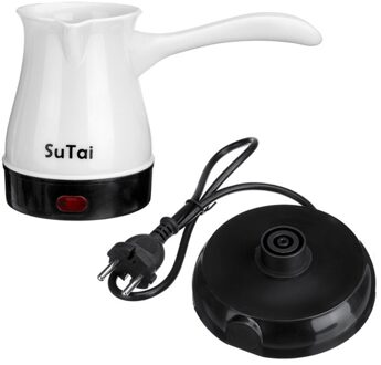 500Ml Mini Koffiezetapparaat Elektrische Pot 800W Thee Melk Warmer Machine Espresso Gekookt Warm Chocolade Melk Pot Machine thee Ketel plastic