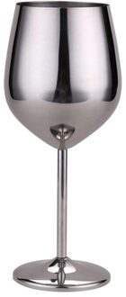 500Ml Rode Wijn Glas Zilver Rose Goud Bekers Sap Drinken Champagne Goblet Party Bar Keuken Gereedschap 304 Roestvrij Staal