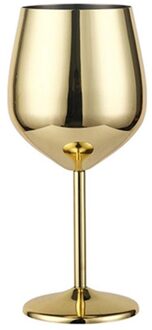 500Ml Rode Wijn Glas Zilver Rose Goud Bekers Sap Drinken Champagne Goblet Party Bar Keuken Gereedschap 304 Roestvrij Staal