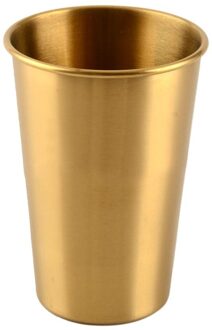 500Ml Rvs Sap Beker Drum Vorm Rode Wijn Beker Champagne Goblet Party Bar Keuken Gereedschap goud