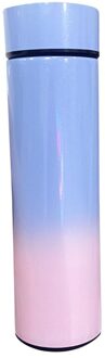 500Ml Rvs Thermosfles Voor Thee Smart Thermoskan Lcd-scherm Temperatuur Ketel Tumbler Reizen Waterbottle
