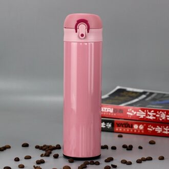 500Ml Thermos Dubbelwandige Roestvrijstalen Thermosflessen Thermos Cup Koffie Thee Melk Mok Thermo Fles Thermocup Voor meisjes