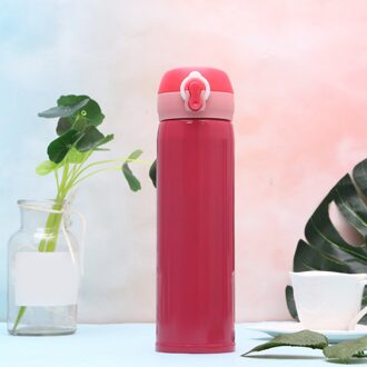 500Ml Warm Water Fles Kopjes Reizen Mok Kantoor Koffie Thee Houden Thermos Warm Houden Water Cup Bidon Thermosflessen HT