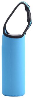500Ml Warmte Geïsoleerde Beker Fles Mouw Water Cover Case Protector Opbergtas Met Handvat Draagbare Isolator Sleeve Bag Pouch blauw