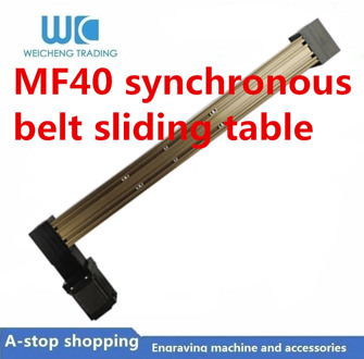 500mm MF40 sealed synchronous belt electric slide with motor linear guide rail slide module high-speed photography suit cnc part