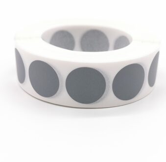 500Pcs 1 "Inch Scratch Off Stickers Ronde 25*25 Mm Blank Voor Geheime Code Cover Home Game bruiloft Bericht grijs