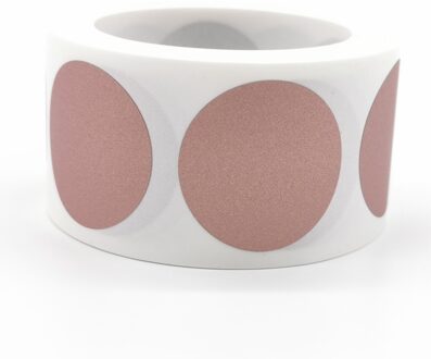 500Pcs 1 "Inch Scratch Off Stickers Ronde 25*25 Mm Blank Voor Geheime Code Cover Home Game bruiloft Bericht roos goud