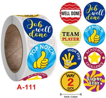 500Pcs Beloning Stickers Aanmoediging Sticker Voor Kids Motivatie Stickers Met Schattige Dieren Voor Studenten Leraren A-111