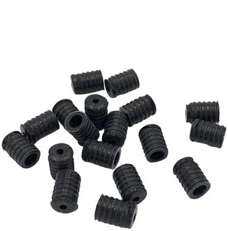 500Pcs Cord Locks Schakelt Voor Koortjes Elastische Koord Richter Non Slip Stopper Sportkleding Kleding Schoenen Touw Diy Masker Deel q4 zwart