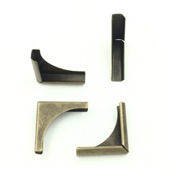 500Pcs Diy Ambachten Scrapbook Albums Boek Menus Mappen Hoeken Brons Tone Hardware Protectors Bevindingen 28x20mm