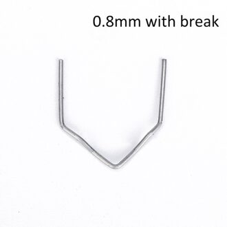 500Pcs Lasser Nietjes Auto Bumper Reparatie Ijzer Draagbare Lassen Tool Melt Levert Standaard Pre Cut Wave Nietjes zilver A3 500stk