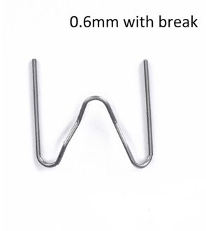 500Pcs Lasser Nietjes Auto Bumper Reparatie Ijzer Draagbare Lassen Tool Melt Levert Standaard Pre Cut Wave Nietjes zilver A4 500stk