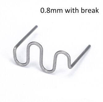 500Pcs Lasser Nietjes Draagbare Ijzer Voor Plastic Lasser Melt Levert Rvs Bumper Carrosserie Wave Nietjes zilver A1 500stk