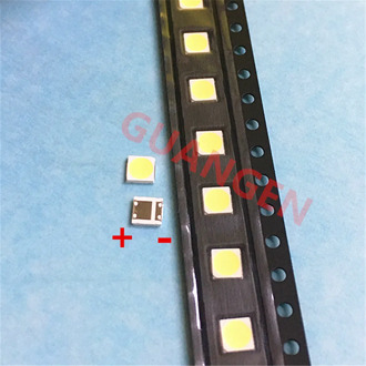 500PCS/LOT Can be replace LG 3535 2W 6V Cool white FOR LCD TV repair led TV backlight strip lights with light-emitting diode SMD