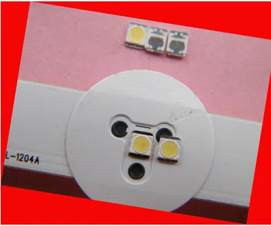 500PCS/Lot LG Innotek SMD LED 3528 2835 3V 1W 100LM Cold White For TV LCD Backlight Application new