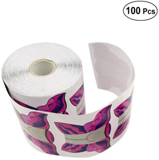 500Pcs Nail Forms Vormige Nail Art Guide Vorm Sticker Acryl Uv Tip Uitbreiding Golden Nail Papier Houder Nail Tool