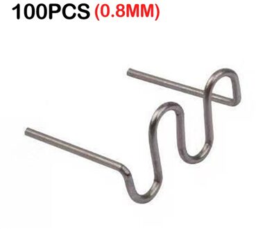 500Pcs Nietmachine Plastic Reparatie Standaard Pre Cut Wave Bumper Carrosserie Reparaties 0.8Mm Wave Rvs