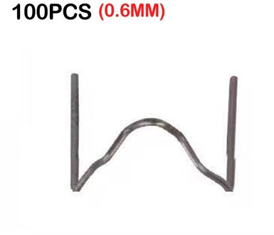 500Pcs Nietmachine Plastic Reparatie Standaard Pre Cut Wave Bumper Carrosserie Reparaties 0.8Mm Wave Rvs