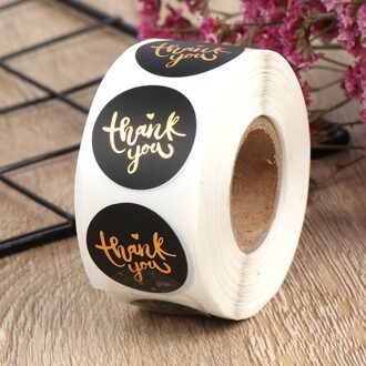 500Pcs/Roll Dank U Sticker Envelop Seal Labels Sticker 25Mm Briefpapier Sticker