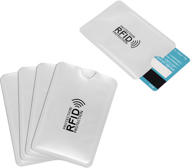 500pcs/set 13.56mhz IC Card Protection NFC Shielded Card Sleeve RFID Shielded Sleeve Card Blocking Prevent unauthorized scanning