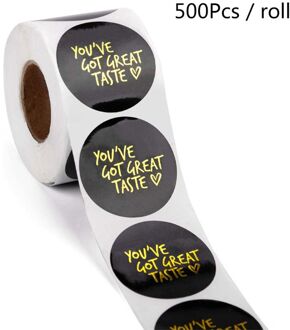 500Pcs Stickers Handgemaakte Ronde Verpakking Seal Label Scrapbooking Decor Bakken