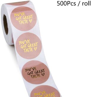 500Pcs Stickers Handgemaakte Verpakking Seal Label Scrapbooking Decoratie Bakken