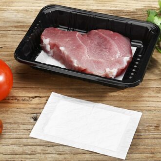 500Pcs Water Absorberende Abosrbent Gevogelte Vlees Verpakking Lade Pad 160x90mm 45ml