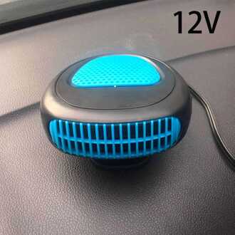 500W 12V/24V Sneeuw Remover Installeren Draagbare Elektrische Ontdooien Defogger Met Luchtzuivering Winter Auto heater Interieur blauw 12V