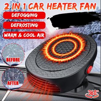 500W Dc 12V Universele Draagbare Auto Heater Verwarming Droger Fan Ontdooier Voorruitverluchting Warm Fan Heater Oververhitting Bescherming