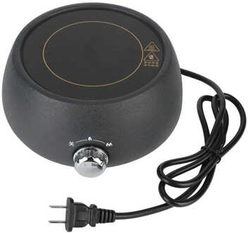 500W Elektrische Kachel Mok Warmer Mini Keramische Mute Koffie Heater Fornuis Voor Thuisgebruik 220V zwart