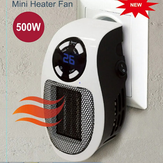 500W Portable Electric Heater Mini Fan Stove Desktop Household Wall Convenient Heating Stove Radiator Warmer Machine
