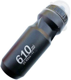 501-600Ml Drinkbeker Fles Waterkoker Met Stro Voor Outdoor Sport Travel Flessen Bpa Gratis Gym ruimte Kopjes zwart 610ml