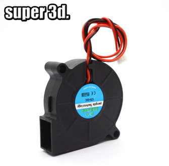 5015/4010/4020 12V&24V Cooling Turbo Fan Brushless 3D Printer Parts 2Pin For Extruder DC Cooler Blower Part Black Plastic Fans