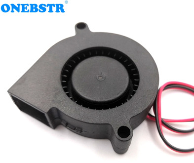 5015 Cooling Turbo Fan 5V 12V 24V Brushless 3D Printer Parts 2Pin For Extruder DC Cooler Blower Part Black Plastic Free Shipping