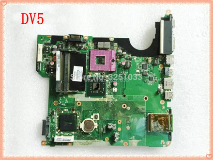 504642-001 for PAVILION DV5-1000 NOTEBOOK PC for hp pavilion DV5 DV5-1000 DV5-1200 laptop motherboard GM45 DDR2 Mainboard