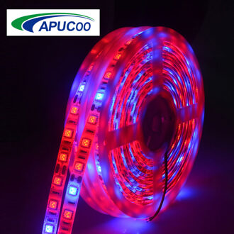 5050 SMD 5 M LED Grow Lamp Volledige Spectrum LED Strip Licht IP33 IP65 DC12V 300 LEDs Groei Lamp Phytolamp voor Kasplant Kamer 5 rood 1 blauw / IP33 Non waterproof