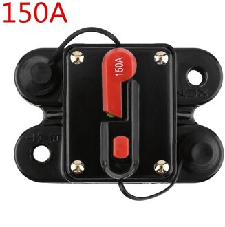 50A 60A 80A 100A 125A 150A 200A Optionele Car Audio Inline Circuit Breaker Zekering Voor 12V Bescherming SKCB-01-100A Bruin