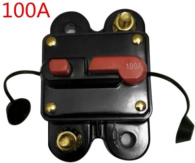 50A 60A 80A 100A 125A 150A 200A Optionele Car Audio Inline Circuit Breaker Zekering Voor 12V Bescherming SKCB-01-100A Ivoor