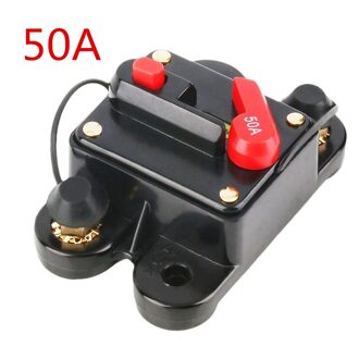 50A 60A 80A 100A 125A 150A 200A Optionele Car Audio Inline Circuit Breaker Zekering Voor 12V Bescherming SKCB-01-100A leger groen