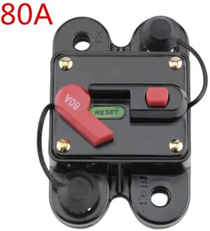 50A 60A 80A 100A 125A 150A 200A Optionele Car Audio Inline Circuit Breaker Zekering Voor 12V Bescherming SKCB-01-100A MULTI